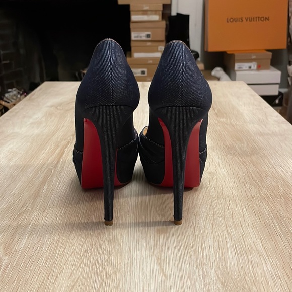 Louboutin Greissimo 140MM Denim - 36.5 - Picture 6 of 10